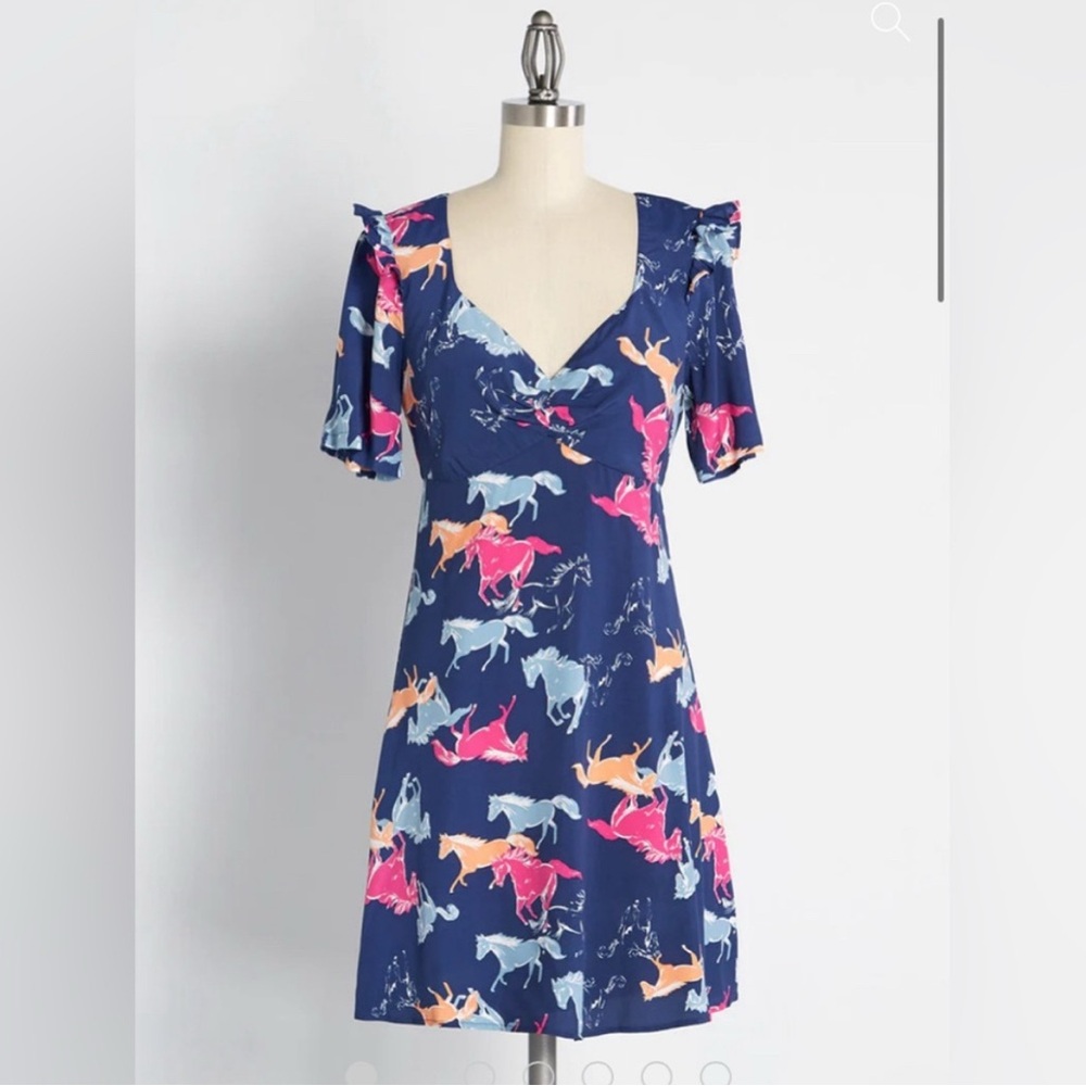 ModCloth dress with horse print 1X